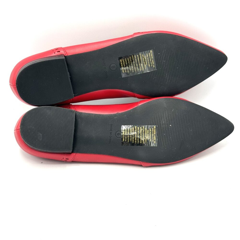 Cushion Walk by Avon Luna Perforated Flat / Chaussures Red Shoes Size 8 - Picture 7 of 10